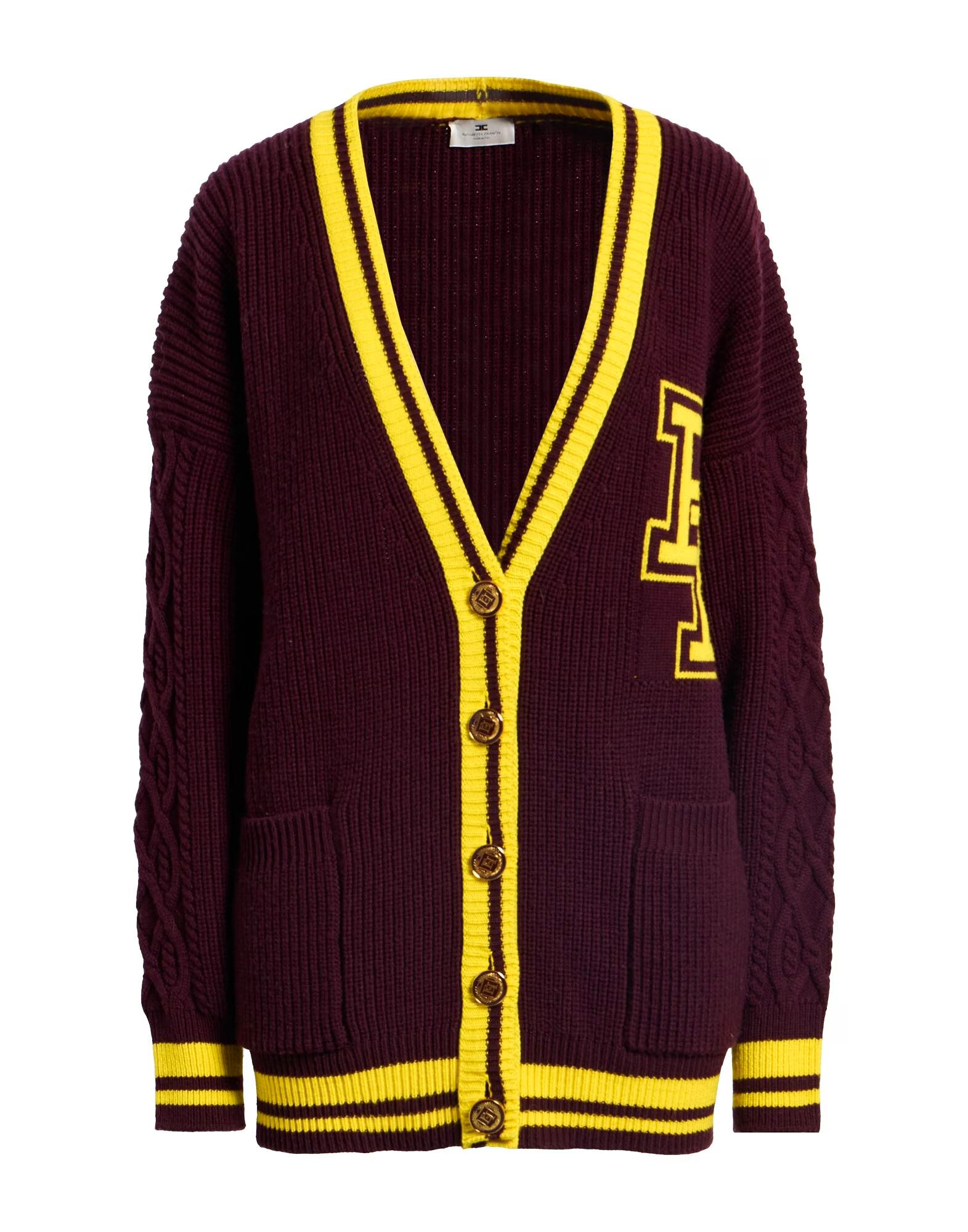 

Кардиган Elisabetta Franchi, сливовый