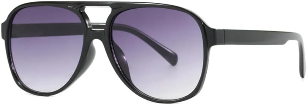 

Солнцезащитные очки с защитой UV400 | Увеличенная оправа, цветные линзы | Для женщин и мужчин, для занятий спортом на открытом воздухе и вождения DSVIGF, Black Gradient Gray