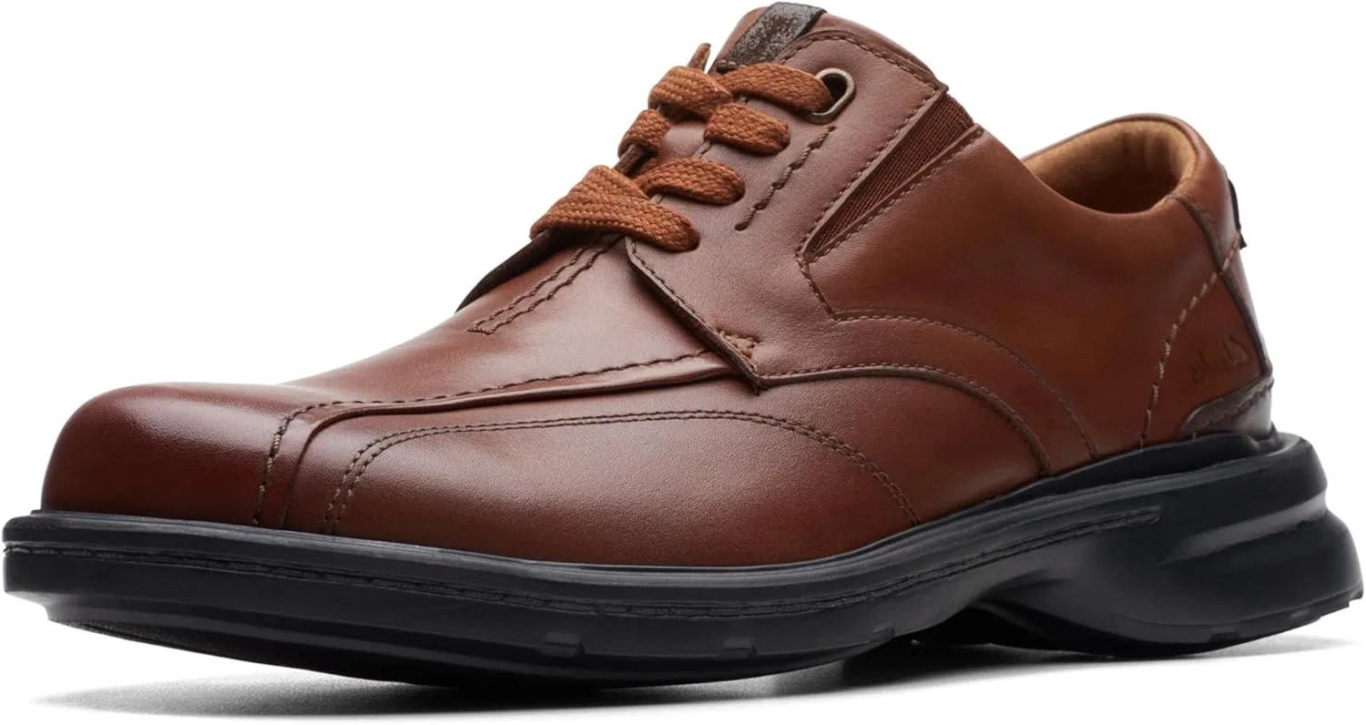 Мужские оксфорды Clarks Gessler Lace, Dark Tan Leather