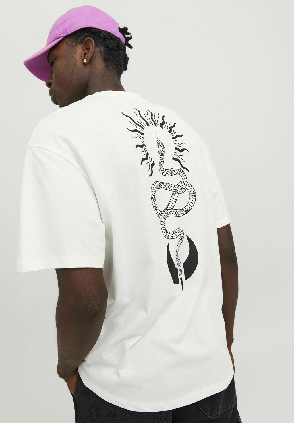 

Футболка с принтом Cloud Dancer CREW NECK Jack & Jones