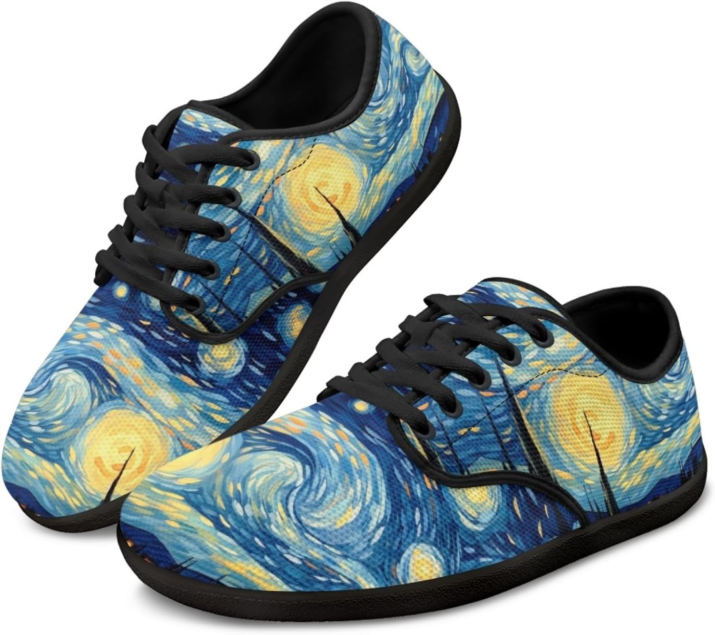 

Мужские кроссовки HUIACONG для босоногих мужчин и женщин, кроссовки с нулевым перепадом высоты подошвы, Starry Night