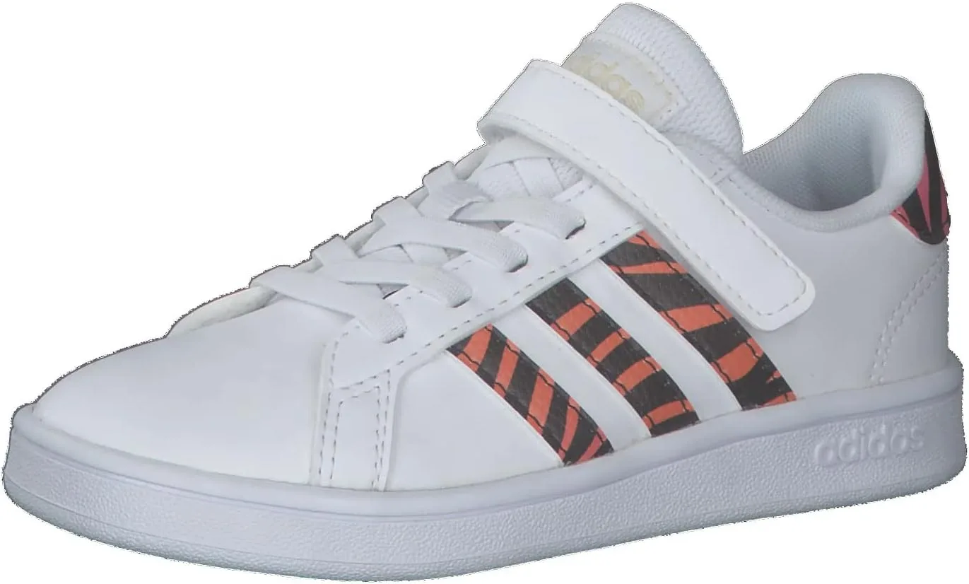 Детские кроссовки Grand Court C унисекс adidas, черный