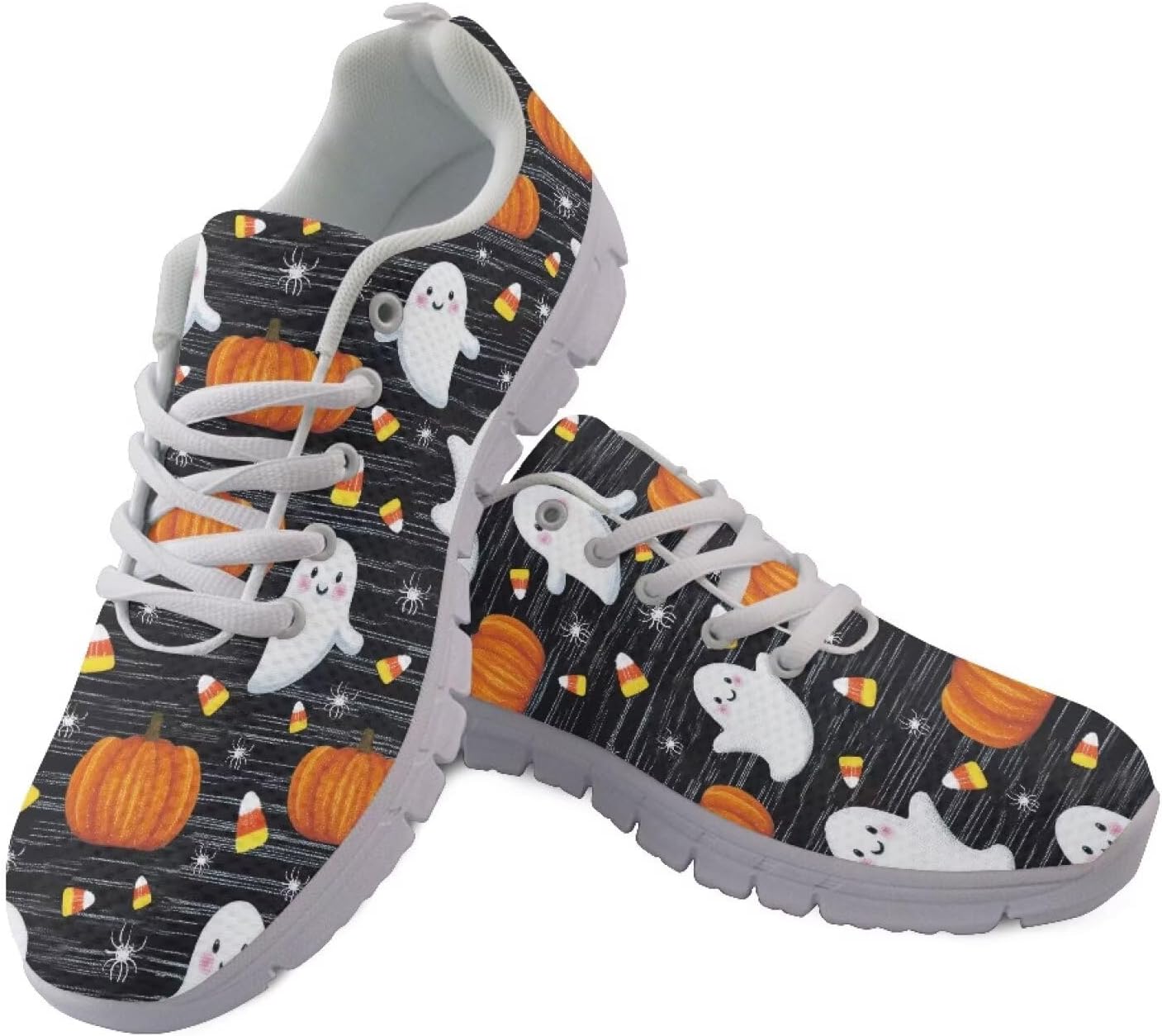 

Мужские беговые кроссовки GIFTPUZZ Halloween с сетчатой тканью, легкие и дышащие, размеры 38-48, белый