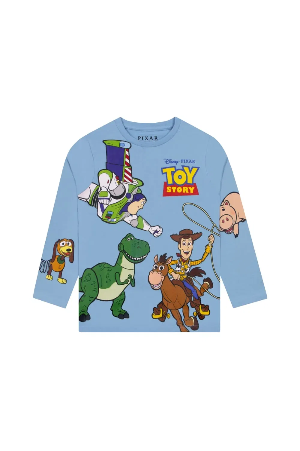 Детская футболка с длинным рукавом Toy Story, Disney, синий