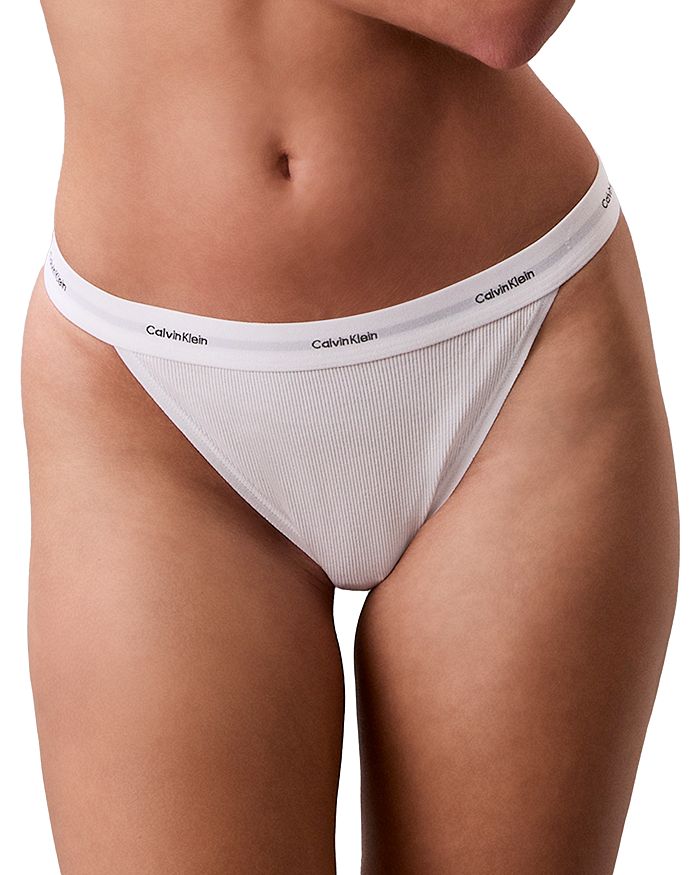 

Танга с высокой посадкой Calvin Klein, белый