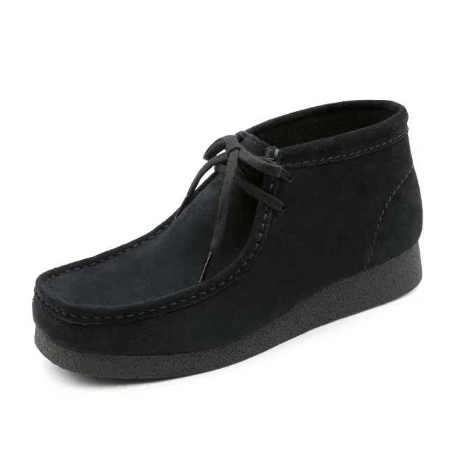 Мужские чёрные повседневные ботинки Wallabee Evo от Clarks