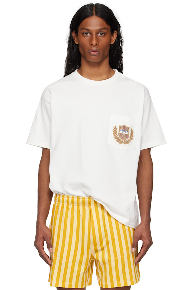 

Футболка с накладными карманами Sportsman Bode, цвет cream