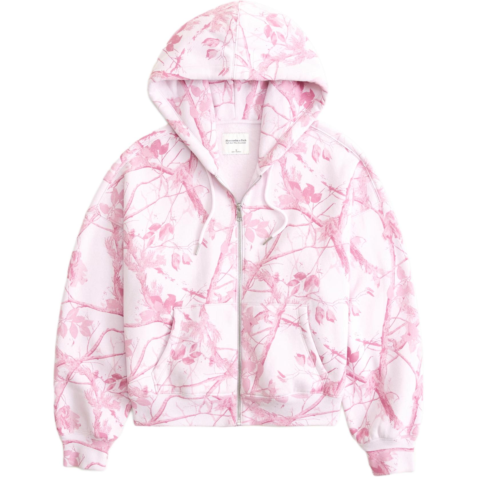 

Свитшот женский Abercrombie＆Fitch, светло-розовый