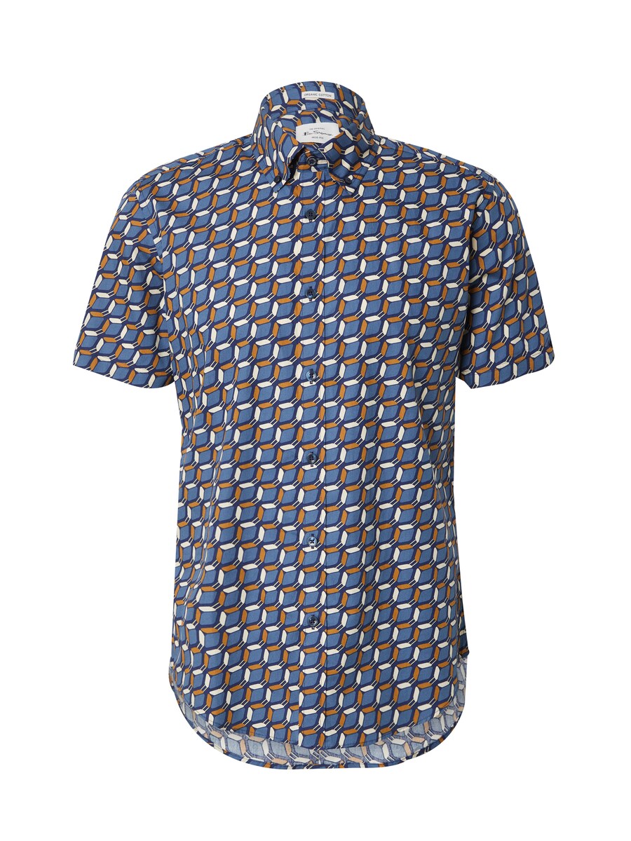 

Рубашка на пуговицах классического кроя Ben Sherman, цвет Blue/Smoke blue
