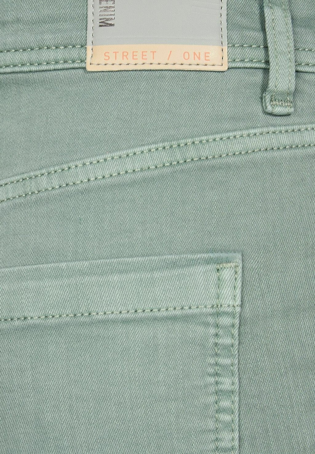 

Джинсы приталенного кроя Casual Fit Street One, зеленые