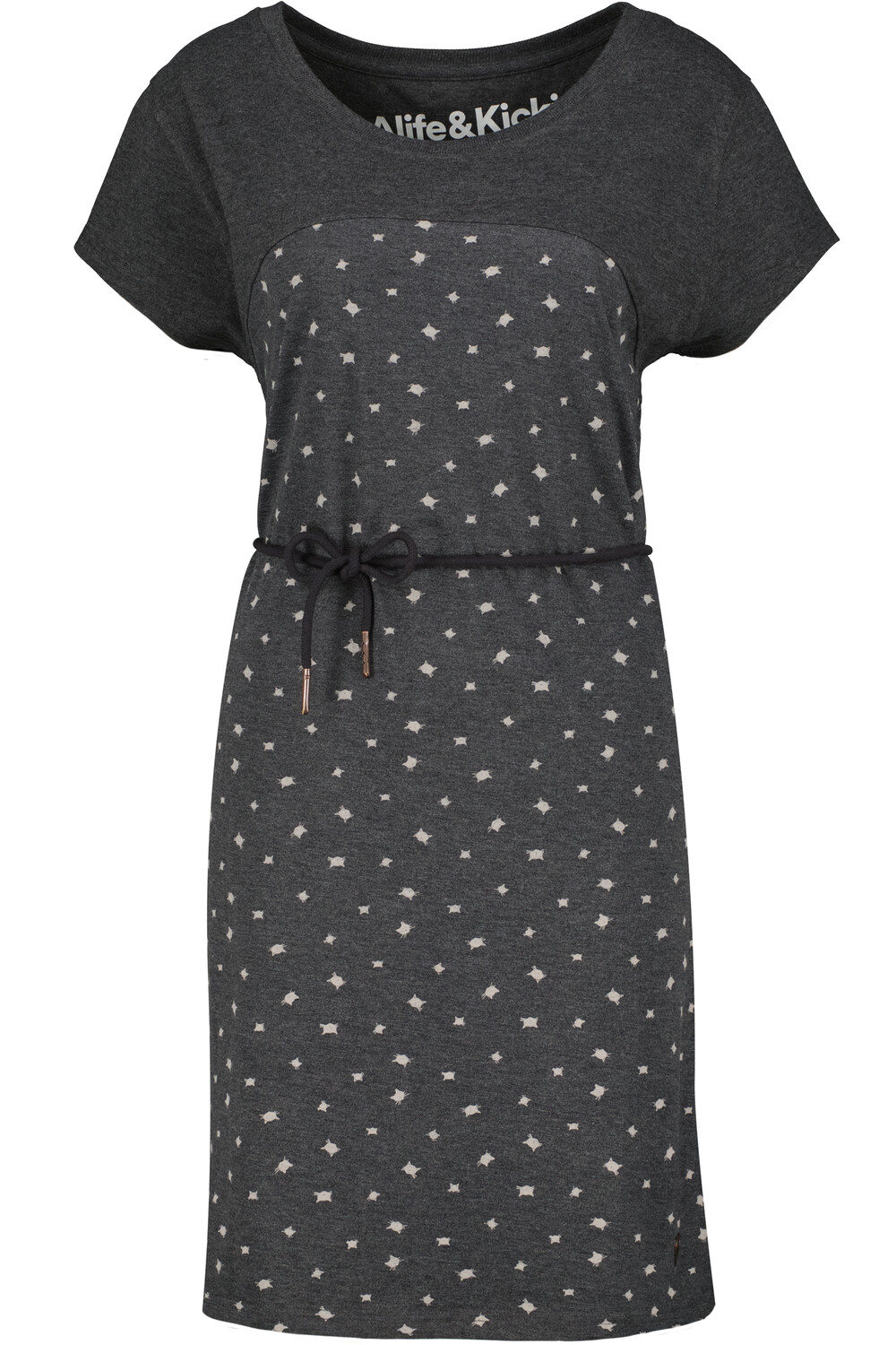 

Платье alife and kickin Blusen, Jersey, Mini, Shirt, Sommer, Strand ClarinaAK B, цвет moonless melange