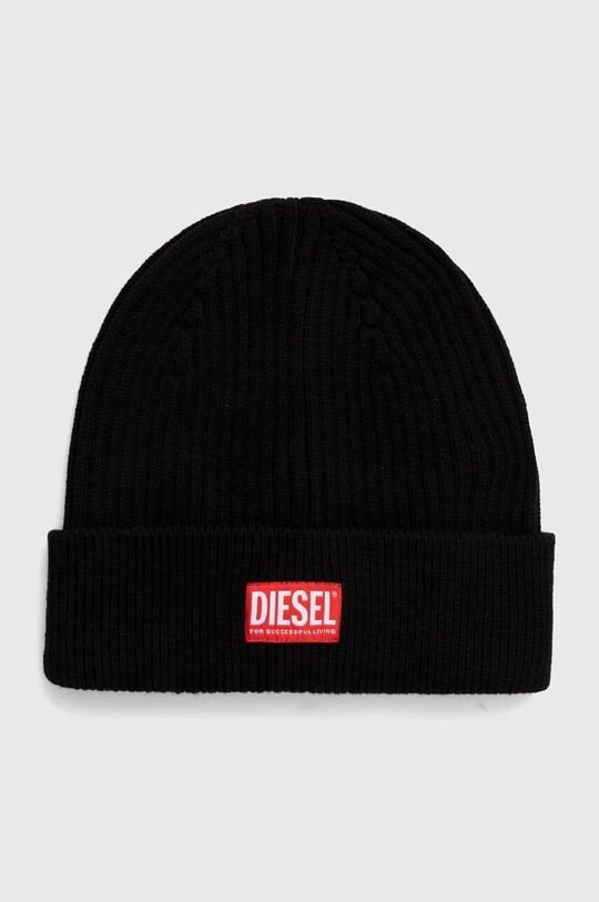 

Шерстяная шапка Diesel, черный