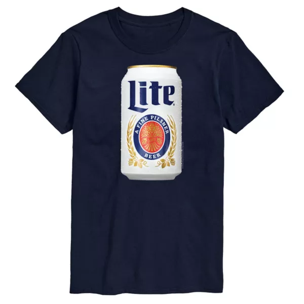 

Футболка мужская Miller Light с принтом банки Licensed Character, синий