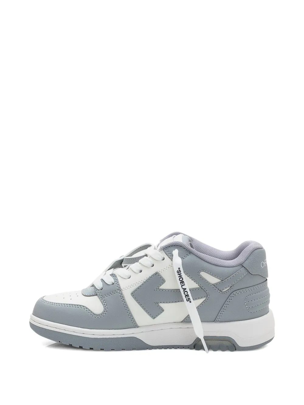 Кроссовки Out Of Office из телячьей кожи OFF-WHITE, серый — фото 4
