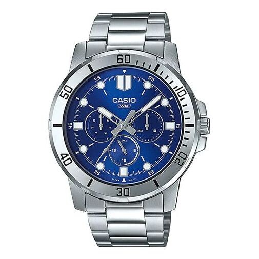 

Часы CASIO Sports Quartz Waterproof Mens Blue Analog, синий