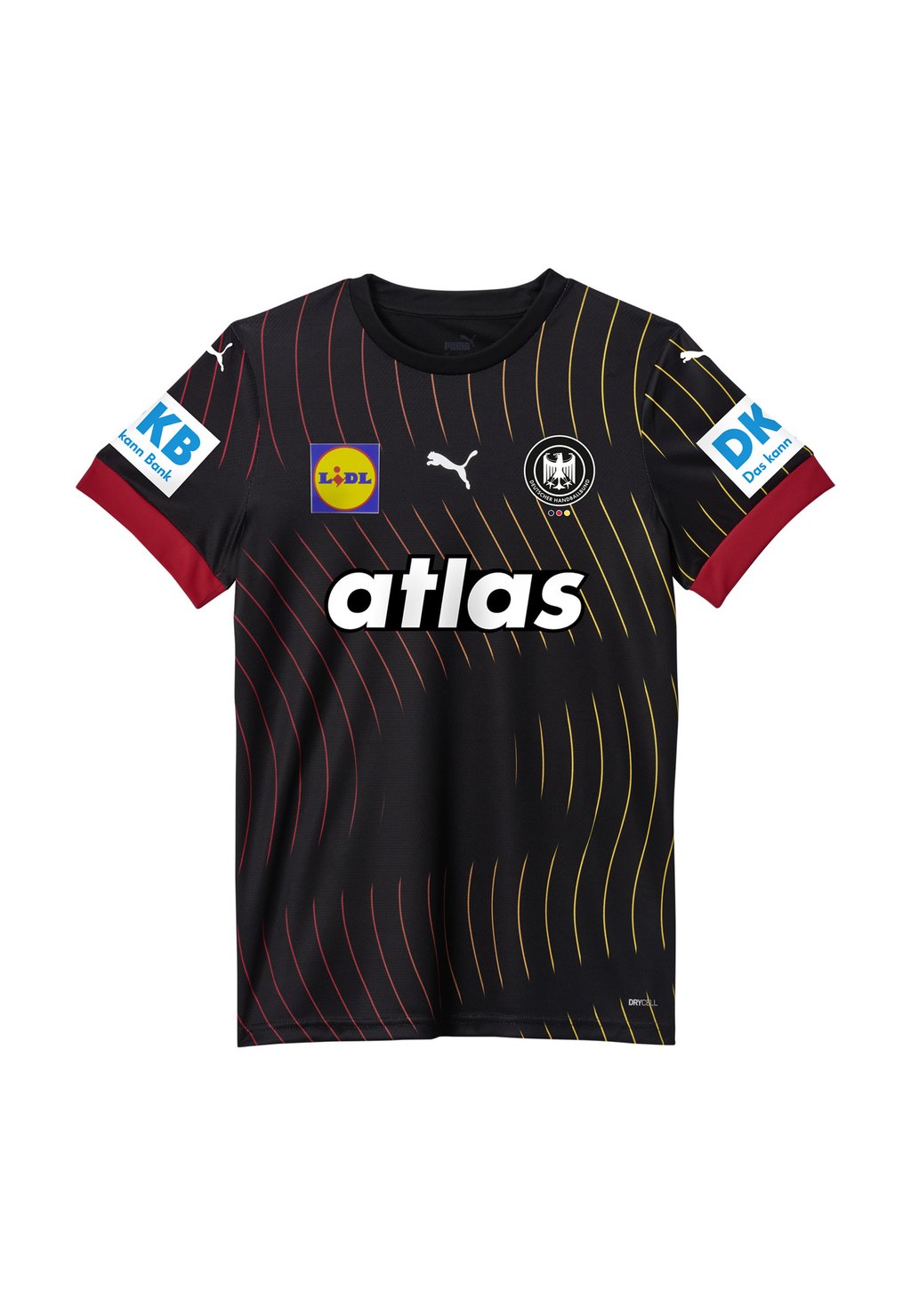 

Спортивная футболка DEUTSCHLAND 2025 HANDBALL AUSWÄRT Puma, черный