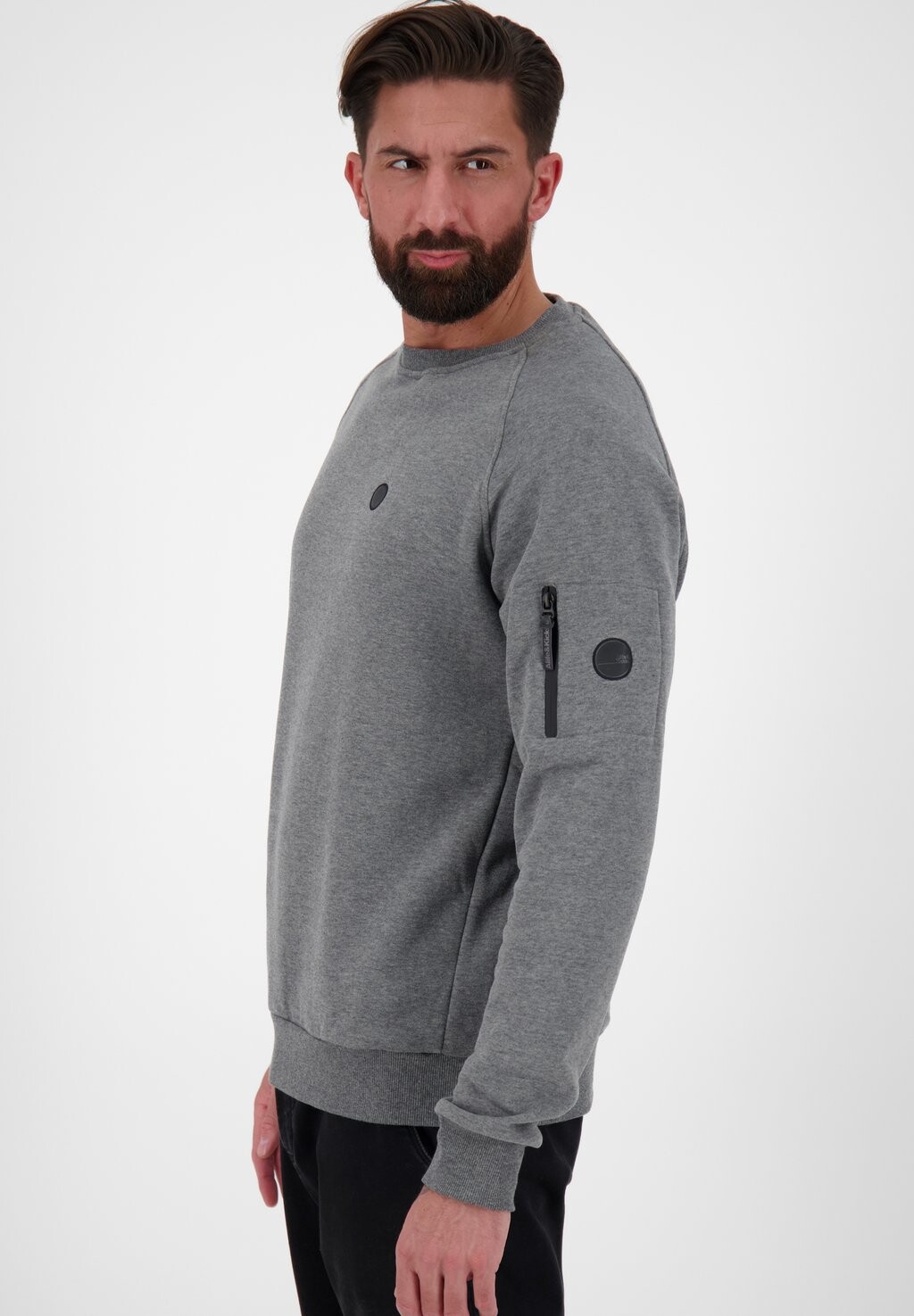 

Толстовка VINNAK A CREWNECK alife & kickin, цвет Mottled Grey