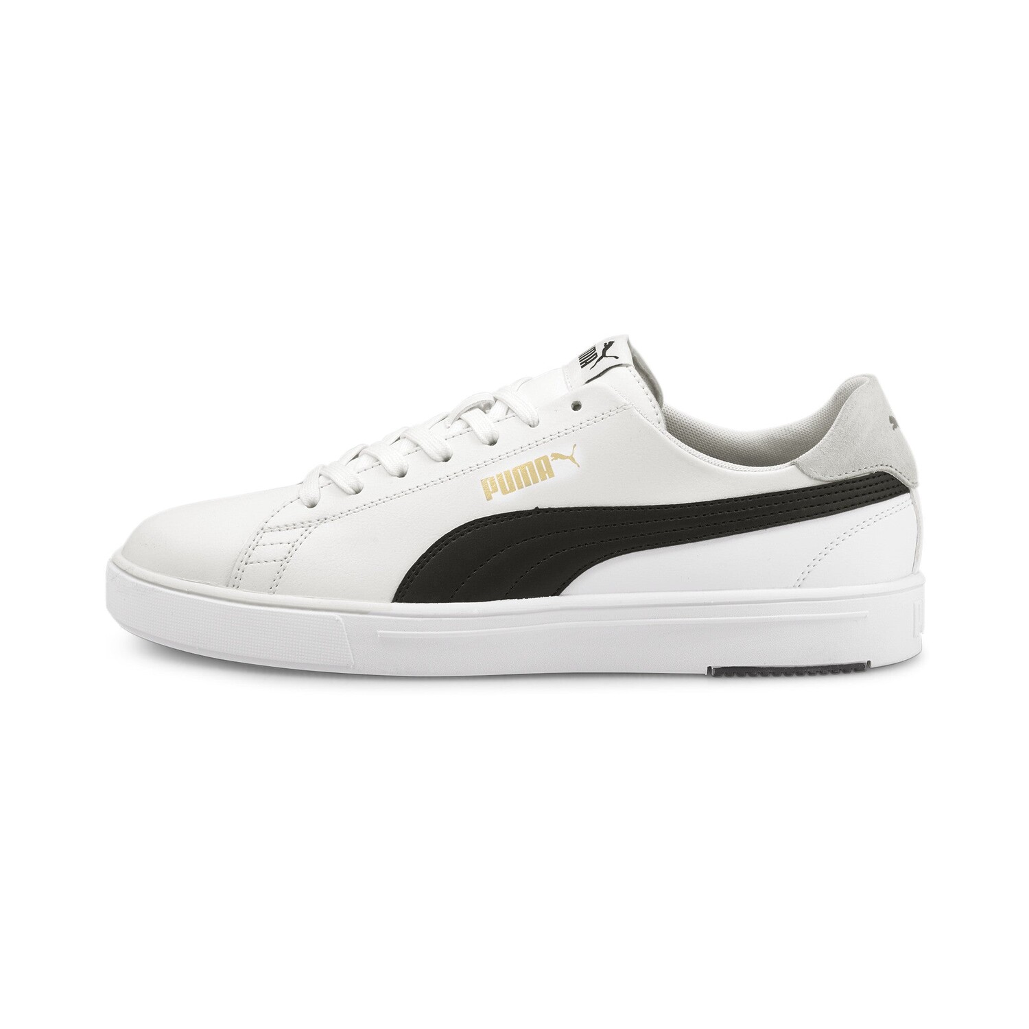 

Мужские кроссовки PUMA Serve Pro Lite, цвет White/Black/Team Gold, Белый, Мужские кроссовки PUMA Serve Pro Lite, цвет White/Black/Team Gold