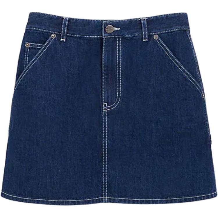 

Джинсовая короткая юбка SS24 для женщин Deep Denim COACH, Dark Denim