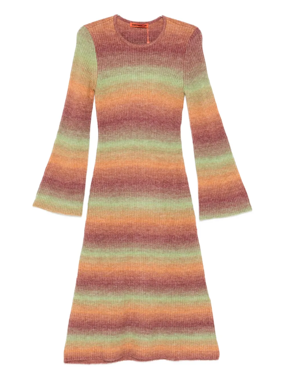 

Платье миди в полоску Axon Simon Miller, оранжевый