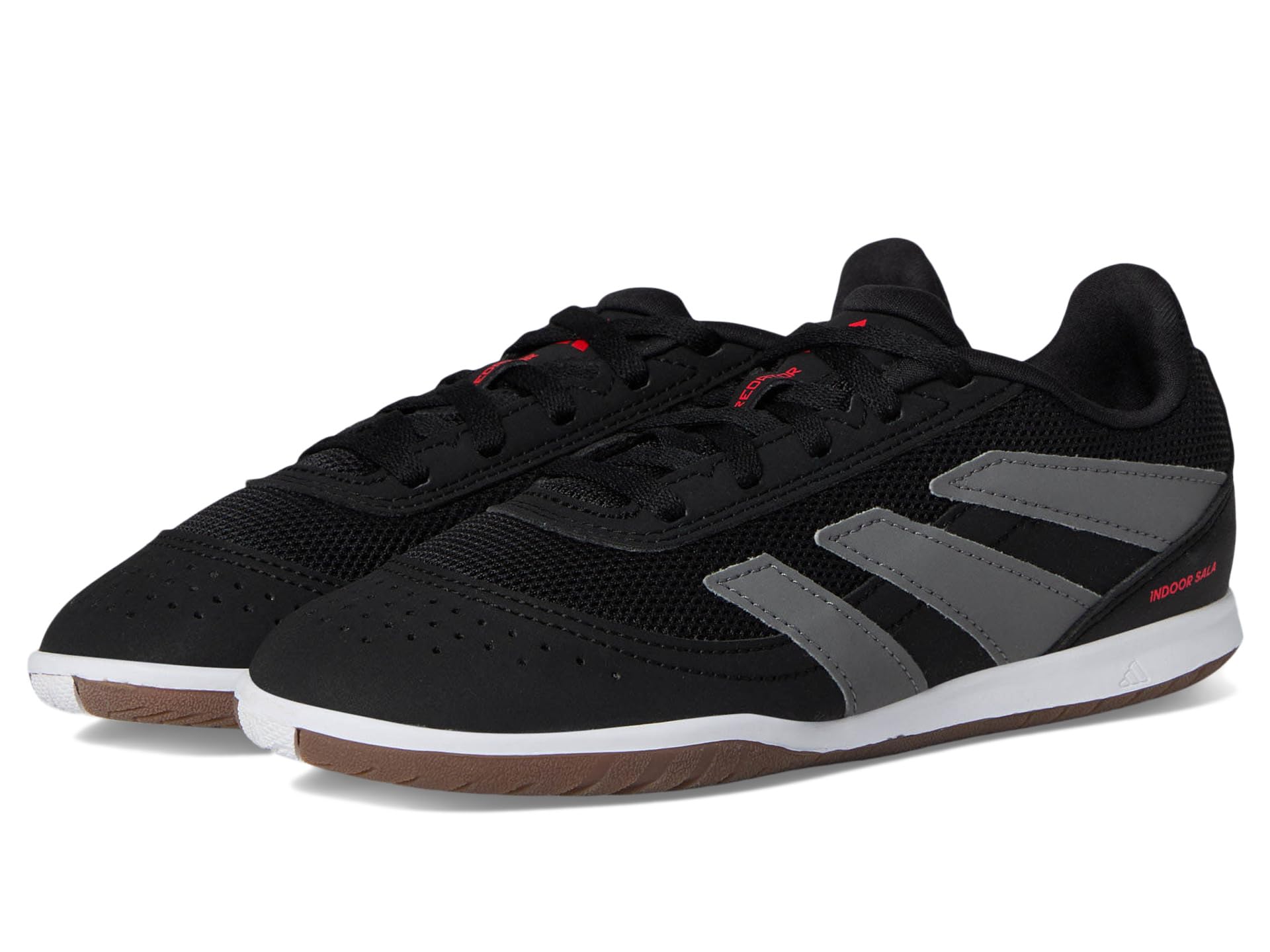 

Кроссовки adidas Kids Club Predator Indoor Sala Soccer Shoes, цвет Black/Grey/Lucid Red