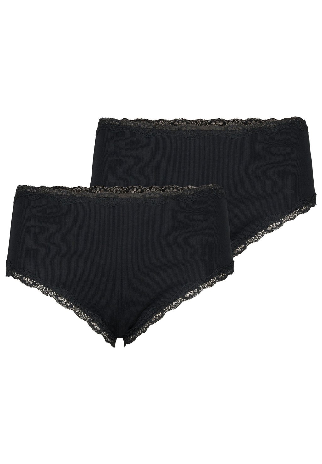 

Трусы 2-PACK WITH LACE EDGE Devoted By Zizzi, черный