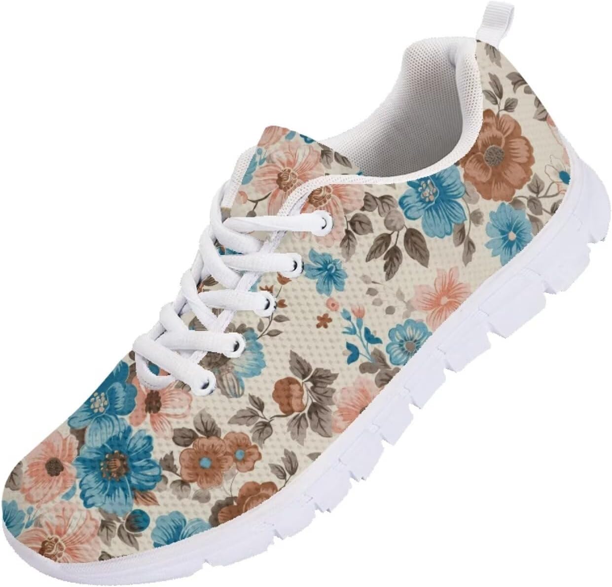 

Мужские кроссовки Funnydude Funny Print для бега, осенние, с удобной шнуровкой, дышащие сетчатые кроссовки, розовый