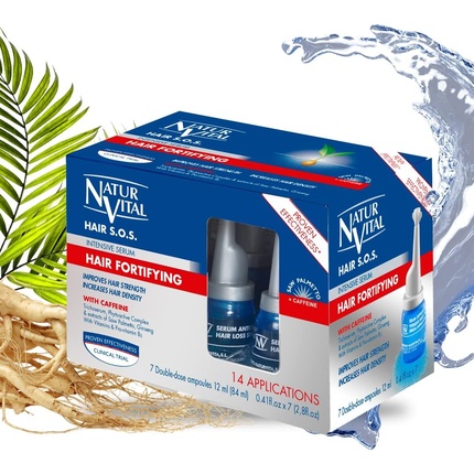 

Natur Vital Интенсивная сыворотка против выпадения волос 7 x 12 мл Naturvital