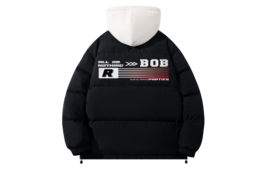 

Пуховик унисекс BOBBY ABLEY, бордовый