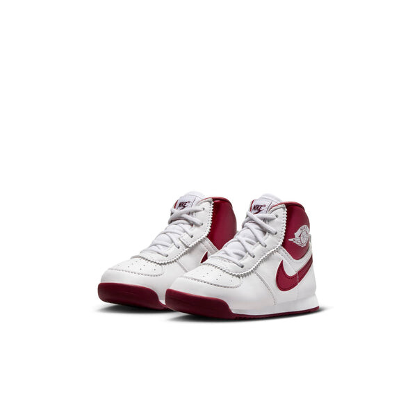Кроссовки 1 retro high '85 og 'metallic burgundy' Air Jordan, белый — фото 3