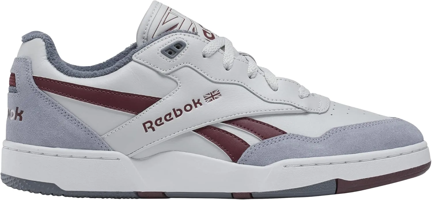 Мужские кроссовки Reebok Club C 85 Amazon Renewed, серый/бордовый/стальной
