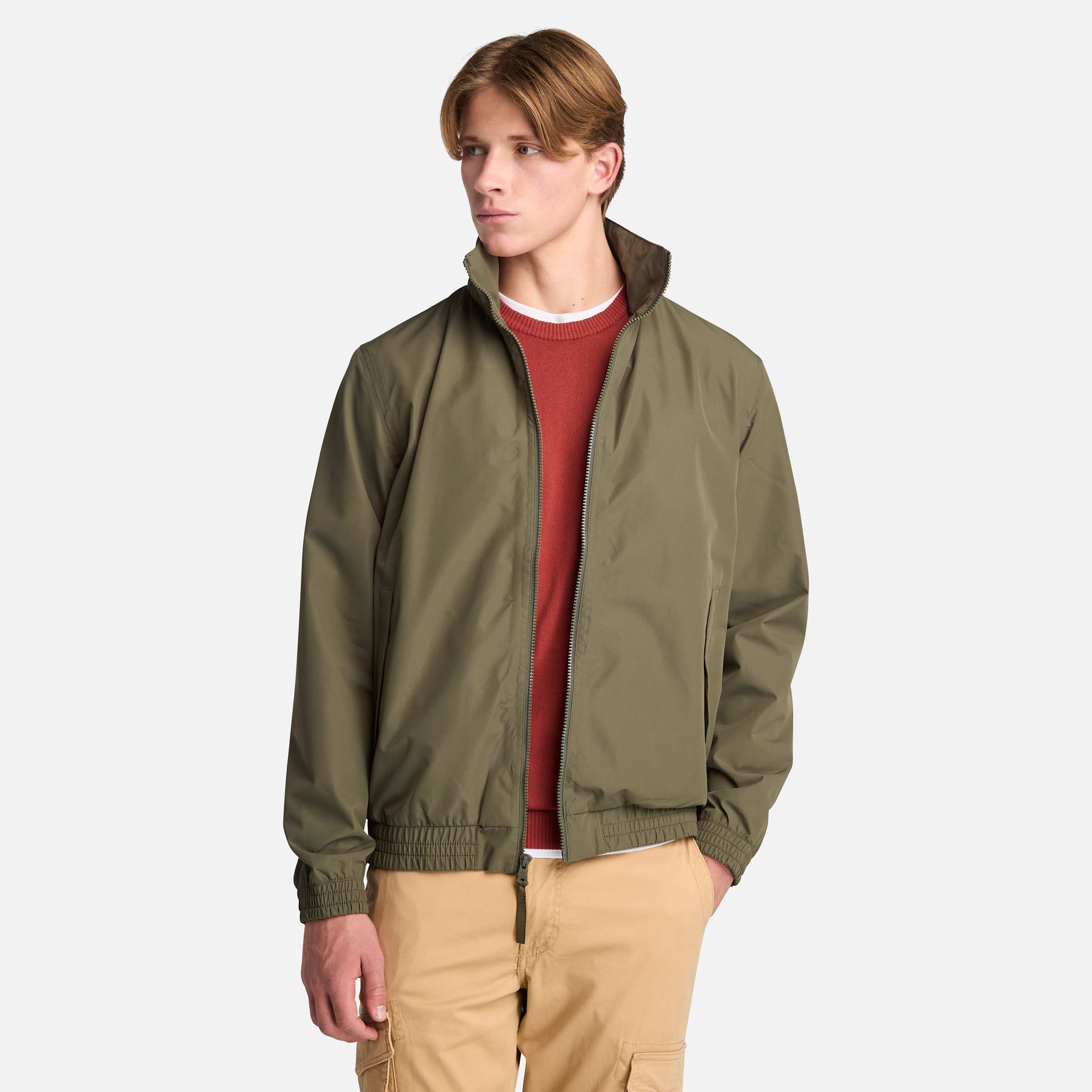 

Мужская водонепроницаемая куртка-бомбер Timberland, цвет leaf green