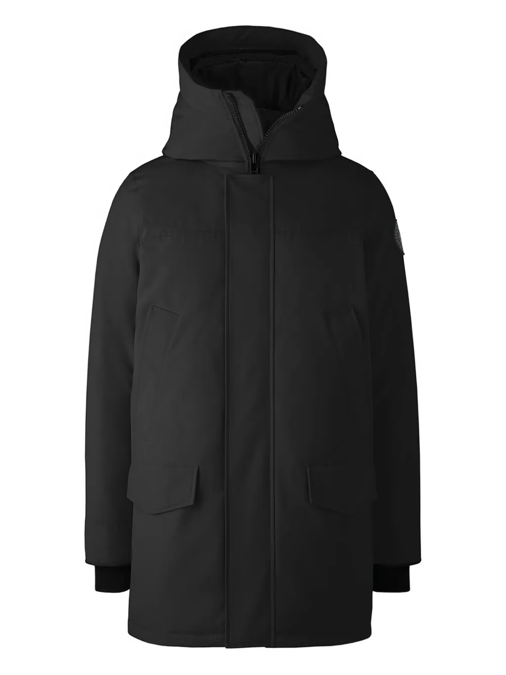Пальто Langford с капюшоном и карманами Canada Goose, черный