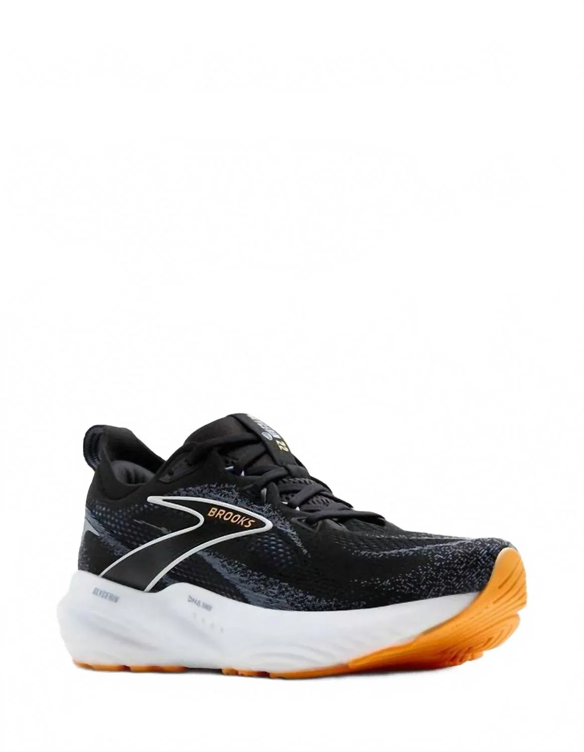 BROOKS Мужские беговые кроссовки Glycerin GTS 22 - D, цвет черный/синий/оранжевый — фото 2