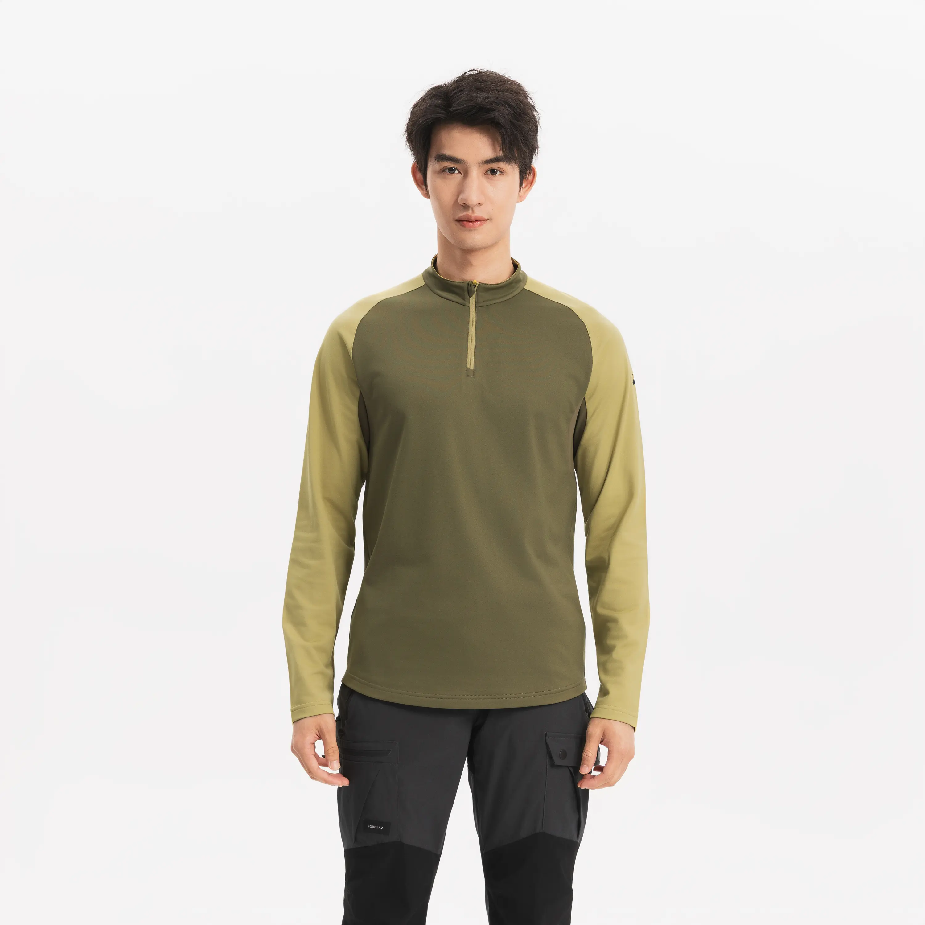 

Мужская зимняя походная футболка с длинным рукавом SH100, теплая Quechua