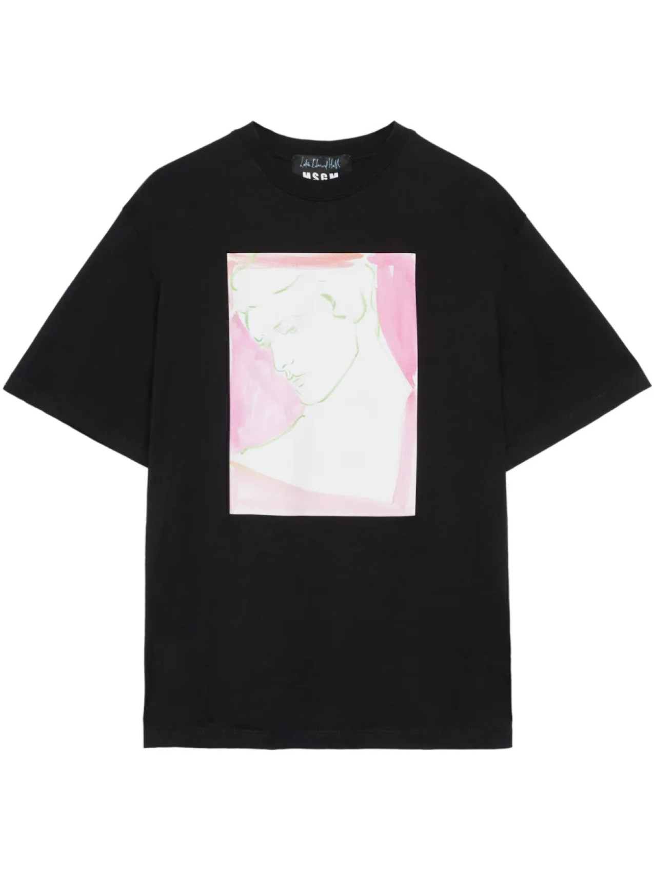 

Футболка из хлопка MSGM, черный