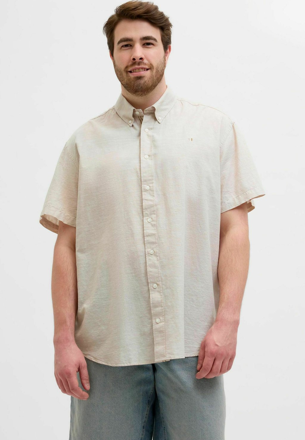 

Рубашка JPRBLUSUMMER SHIELD Jack & Jones, бежевый