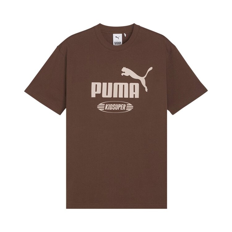 

Футболка Puma x KidSuper Graphic Tee, цвет Chestnut Brown