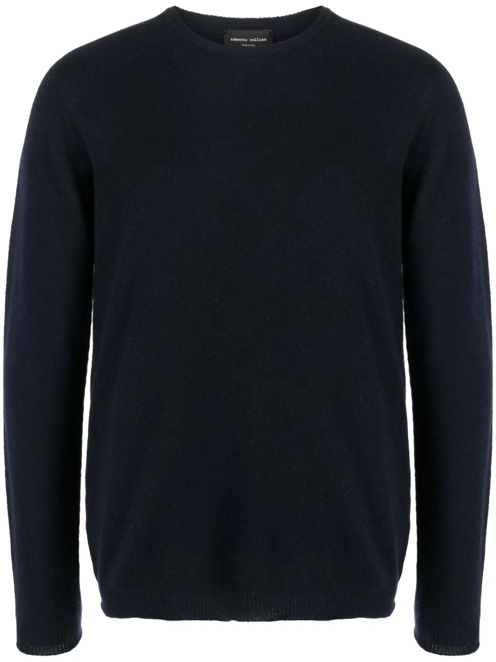 

Кашемировый джемпер тонкой вязки Roberto Collina, синий