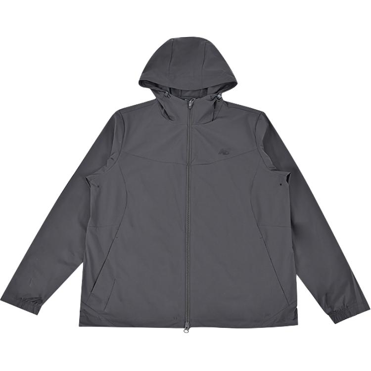 

New Balance Спортивная куртка клубная мужская темно-серая, Dark Gray