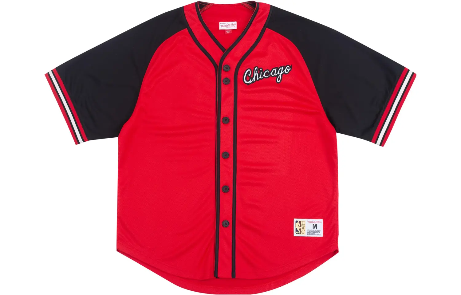 

Футболка унисекс красная Mitchell Ness