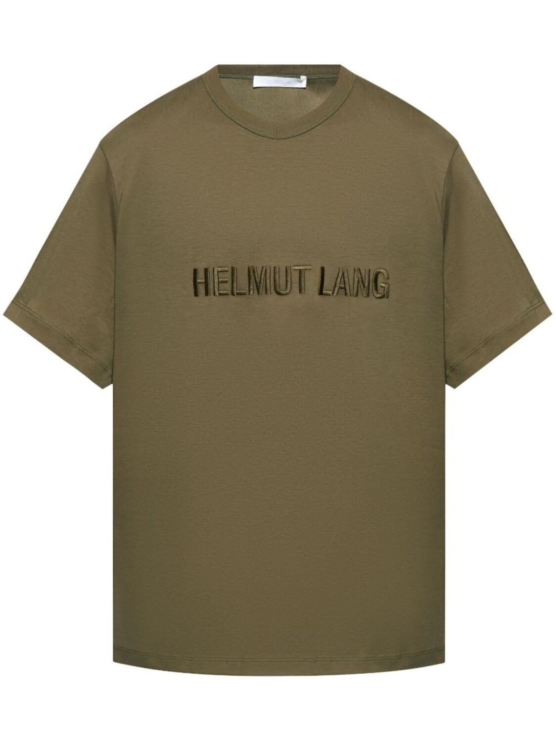 

Helmut Lang футболка из хлопка с вышитым логотипом, зеленый