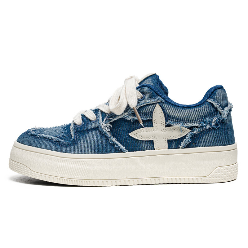 

Холщовые кеды мужские низкие Grumpy Ram, цвет Denim Blue