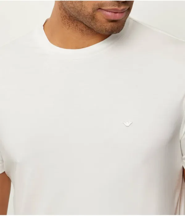 Футболка slim fit Emporio Armani, белый — фото 4