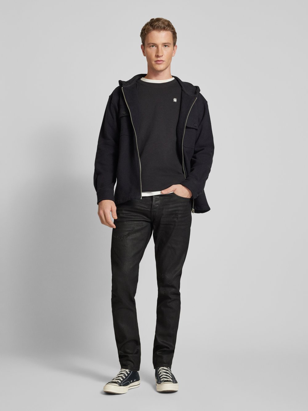 

Джинсы с 5-карманным дизайном G-Star Raw, черный