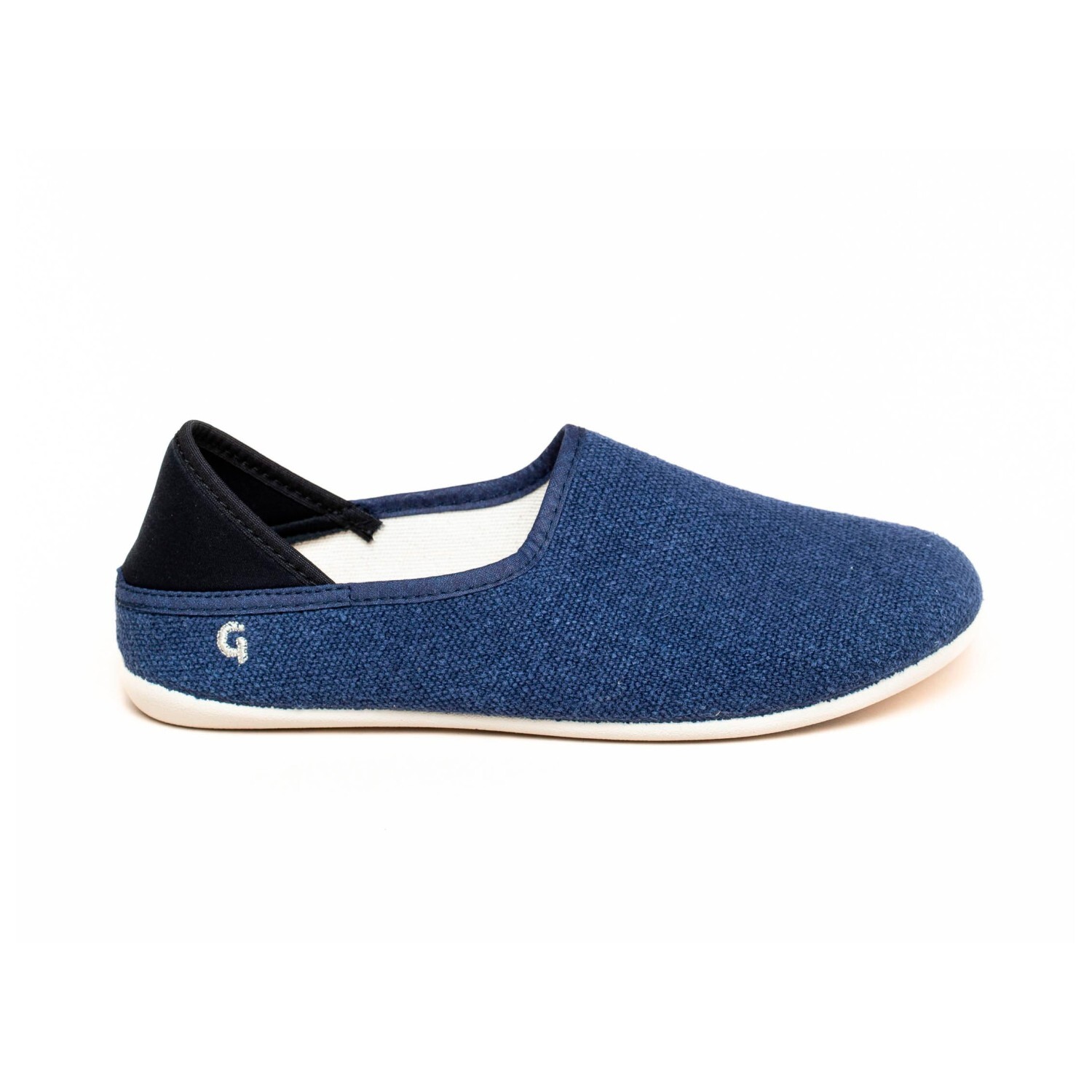 

Домашние тапочки Gottstein Linen Slip On, цвет Ink Blue