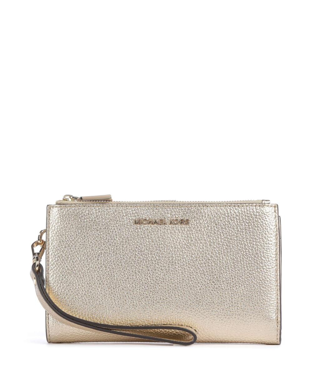 

Кошелек Jet Set из зернистой яловой кожи Michael Kors, золотой
