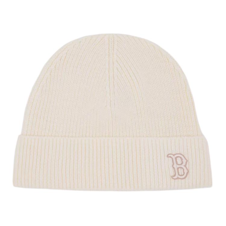 

MLB Акриловая вязаная шапка унисекс черная, White