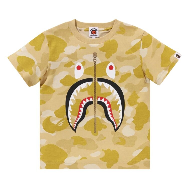 

Футболка BAPE Color Camo Shark Tee, желтый