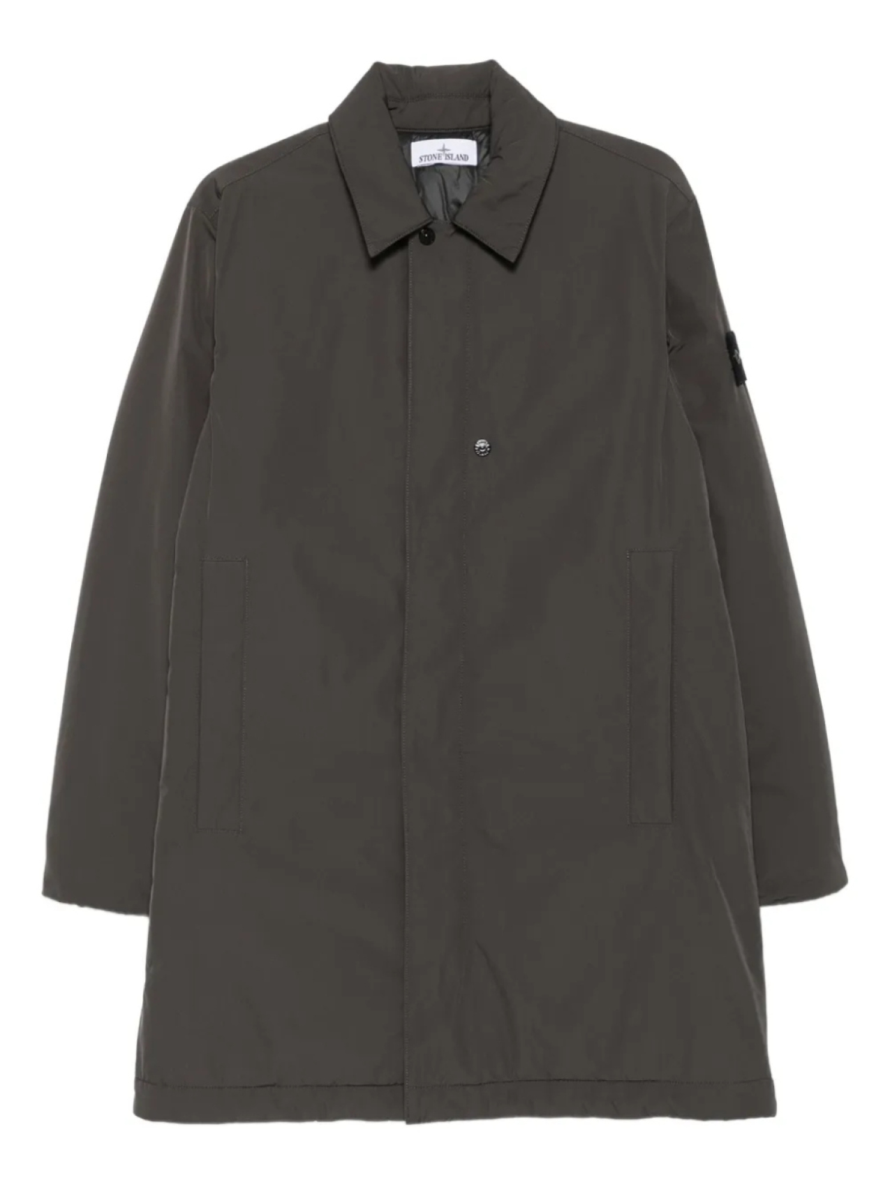 

Пальто Stone Island на пуговицах, зеленый
